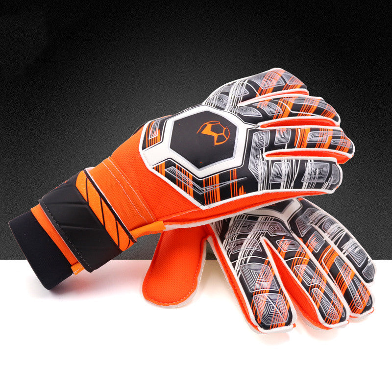 Soccer Goalkeeper Gloves Professional Full Latex Tape