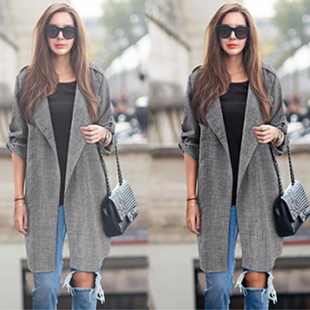 Casual suit trench coat