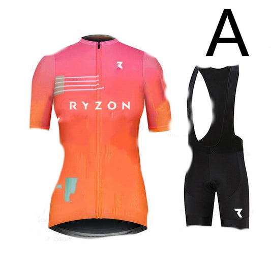 Women's Mountain Bike Cycling Jersey Short Sleeve Summer Outfit