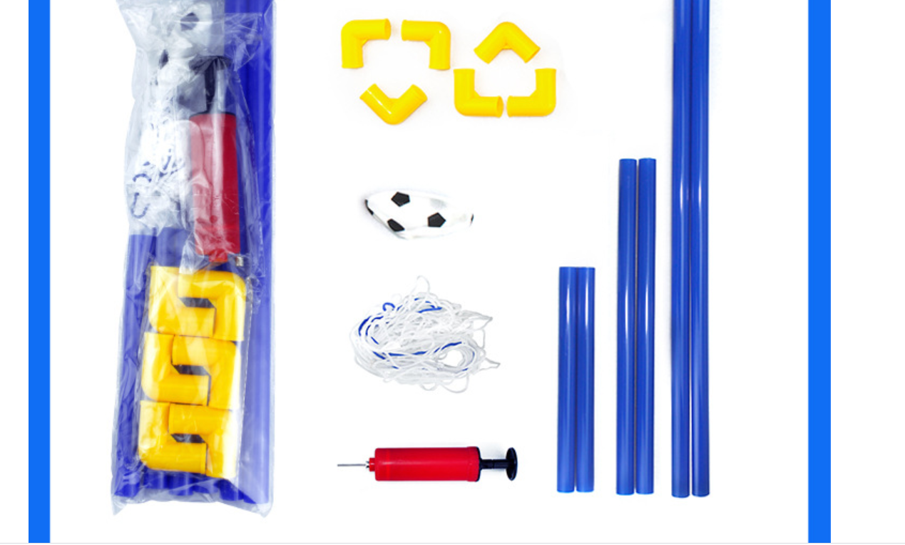 Folding Mini Football Soccer Ball Goal Post Net