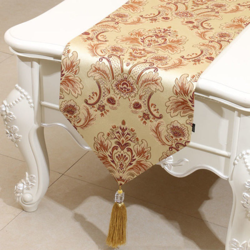 European Simple Printing Dining Table Long Tea Cloth