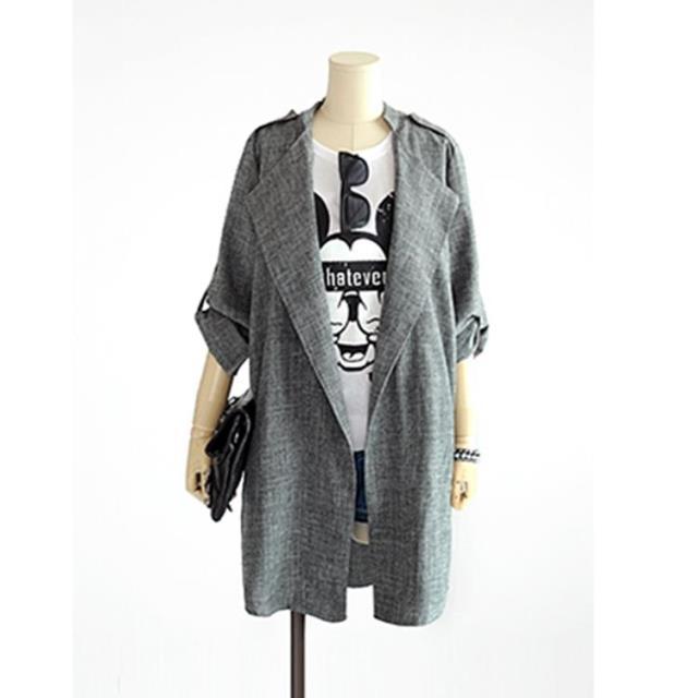 Casual suit trench coat