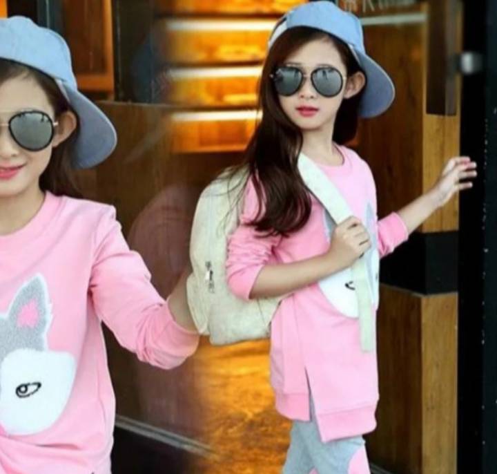Girls' suit new spring and autumn clothes