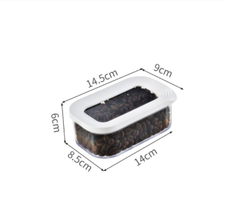 Sealed Tank Storage Tank Transparent Plastic Household Kitchen Spice Box Nut Tea Jar Grain Storage Box