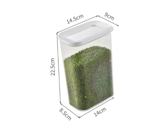 Sealed Tank Storage Tank Transparent Plastic Household Kitchen Spice Box Nut Tea Jar Grain Storage Box