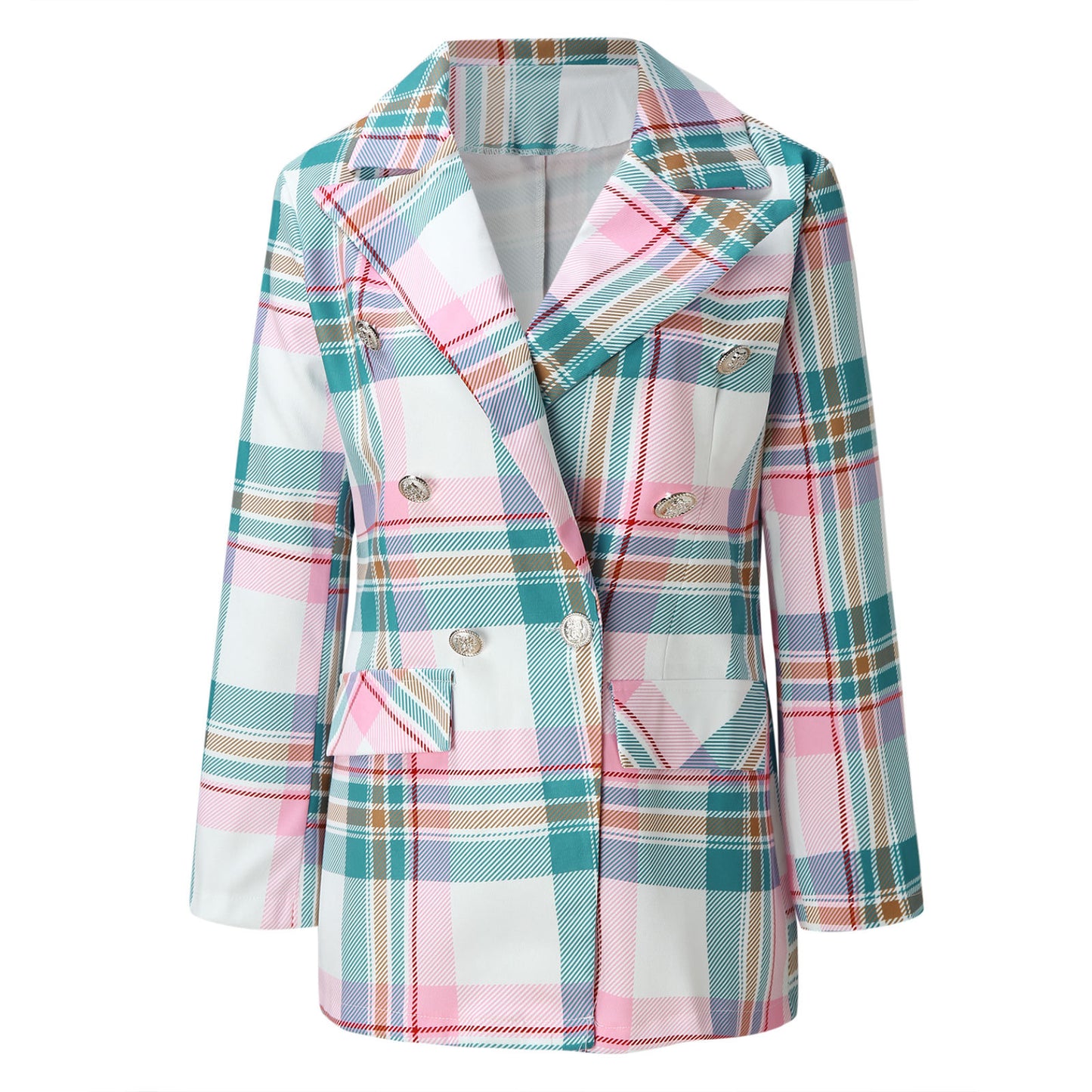 Plaid Small Suit Jacket