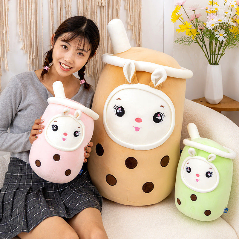 Household Fashionable Milk Tea Cup Plush Toy